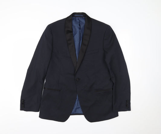 Marks and Spencer Mens Blue   3 Piece Blazer
