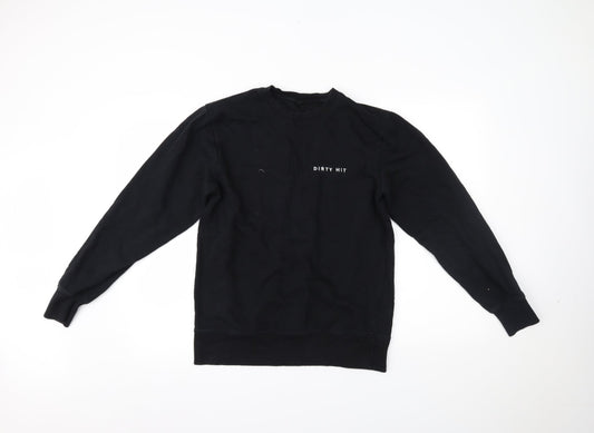 dirty hit Womens Black   Pullover Jumper Size M