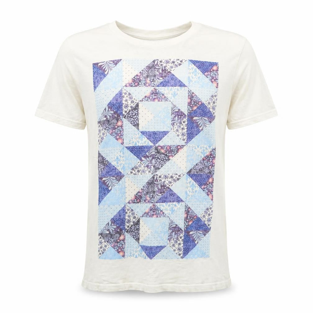 DNM73 Mens White    T-Shirt Size S