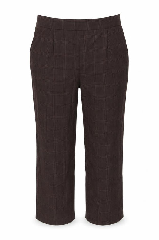 H&M Womens Brown   Capri Trousers Size 44 L25.5 in
