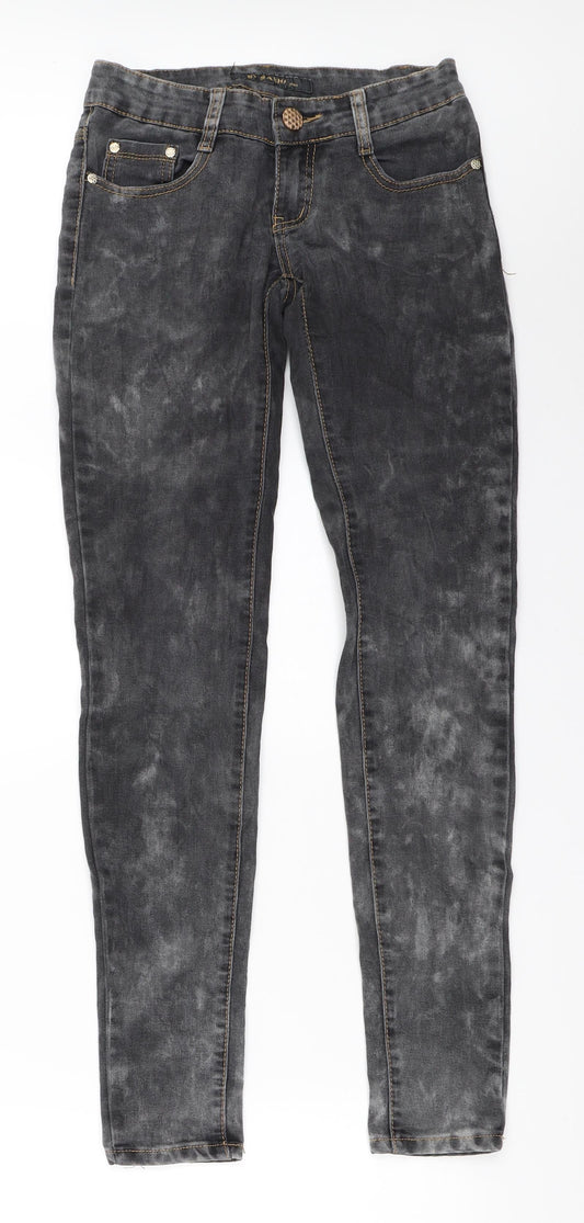 Sasha Womens Grey   Skinny Jeans Size 34 L30 in