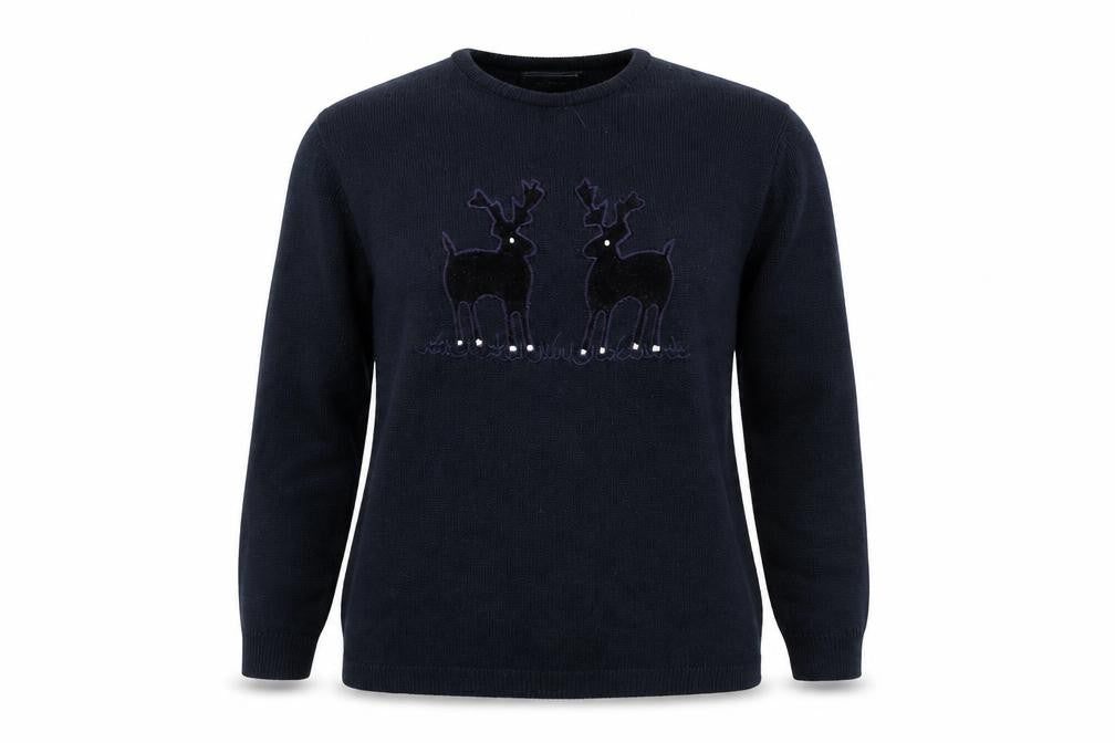 Allwyn Womens Blue   Pullover Jumper Size M