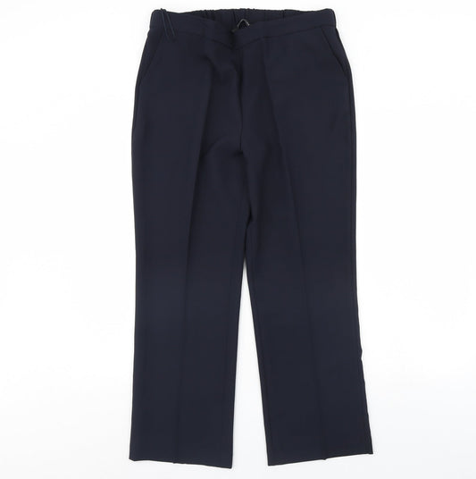 straight Leg Womens Blue   Dress Pants Trousers Size 14 L30 in