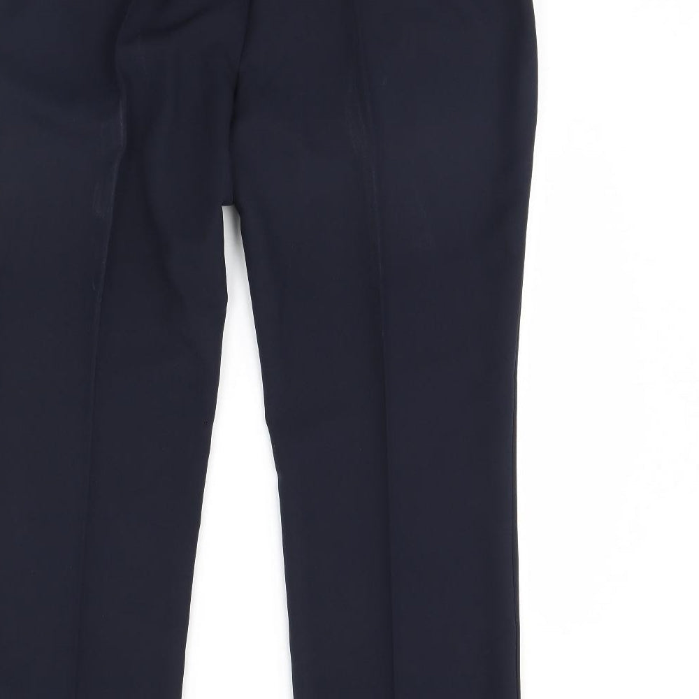 straight Leg Womens Blue   Dress Pants Trousers Size 14 L30 in
