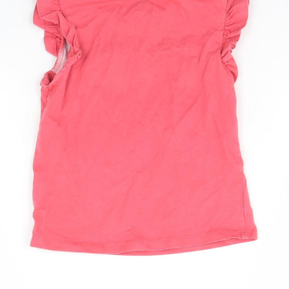 F&F Girls Pink   Basic Tank Size 18-24 Months  - Heart