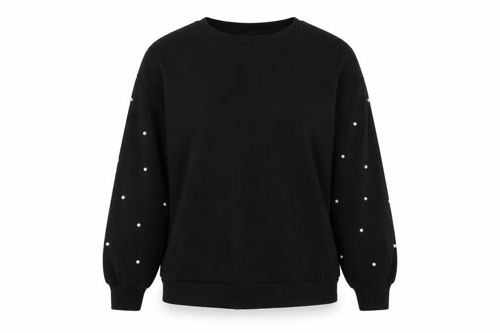 Simply Be Womens Black  Knit Pullover Jumper Size 14