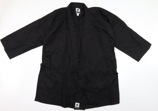 bytomic Mens Black   Overcoat Jacket Size L