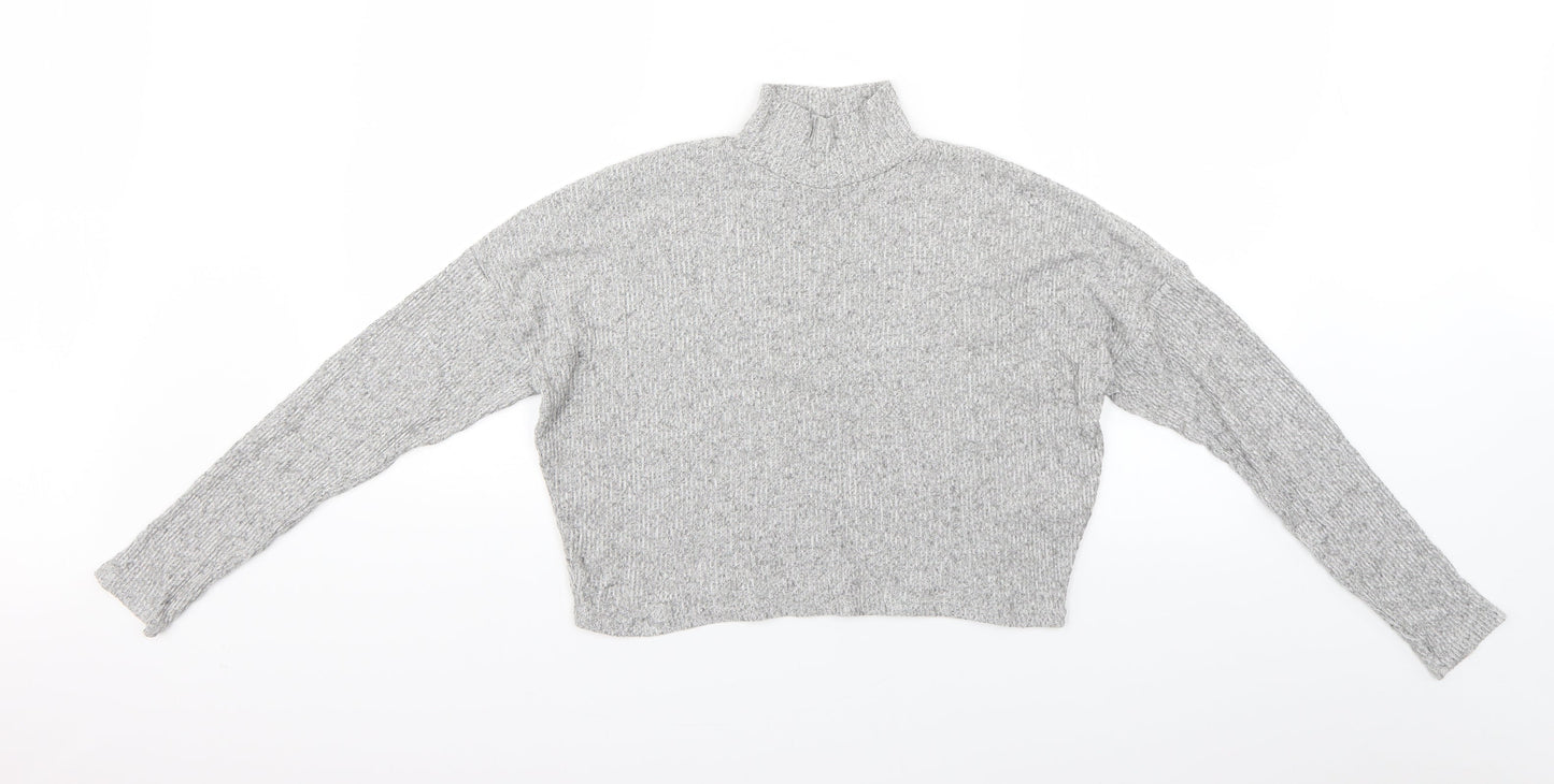 Topshop Womens Grey   Basic Blouse Size 6