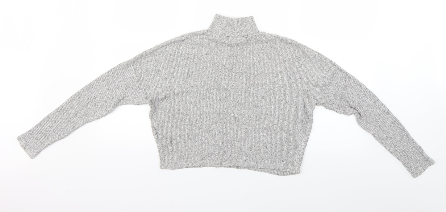 Topshop Womens Grey   Basic Blouse Size 6