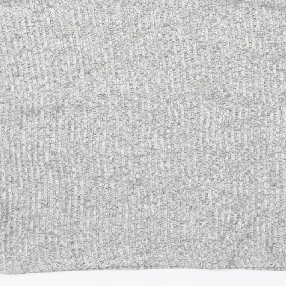 Topshop Womens Grey   Basic Blouse Size 6