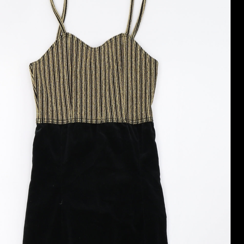 Preworn Womens Gold   A-Line  Size 8
