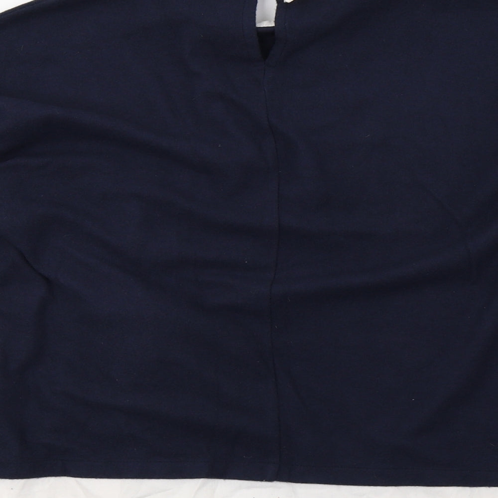 Marks and Spencer Womens Blue  Knit Basic Blouse Size 14