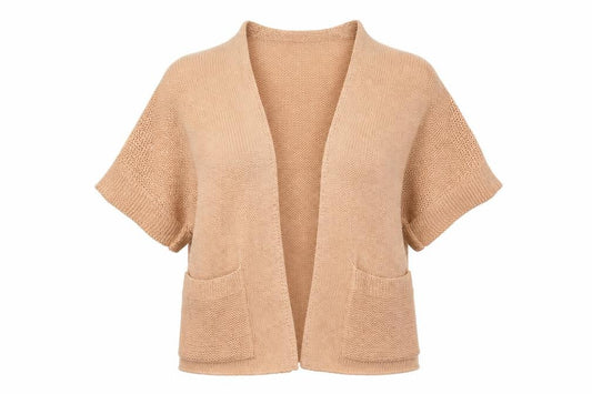 Topshop Womens Orange  Knit Cardigan Jumper Size 12