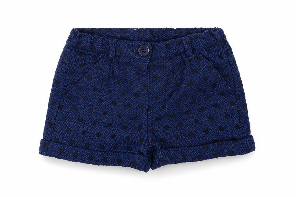 Young Dimension Boys Blue Polka Dot  Utility Shorts Size 2-3 Years