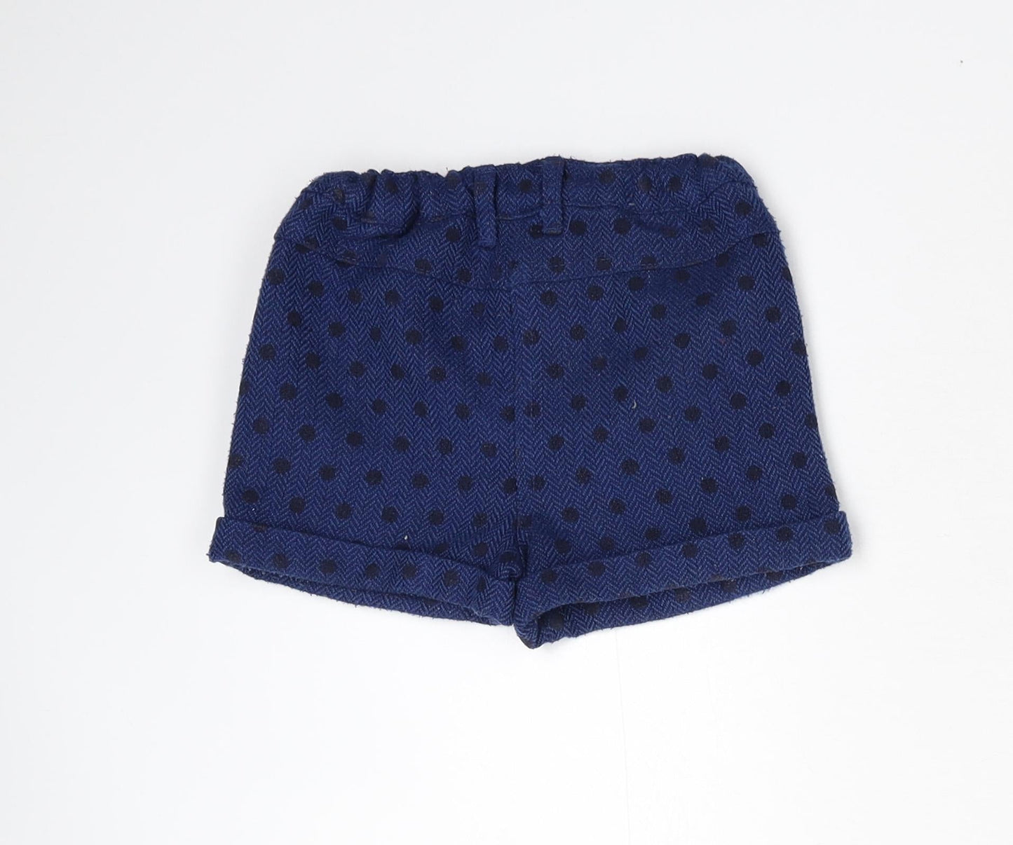Young Dimension Boys Blue Polka Dot  Utility Shorts Size 2-3 Years