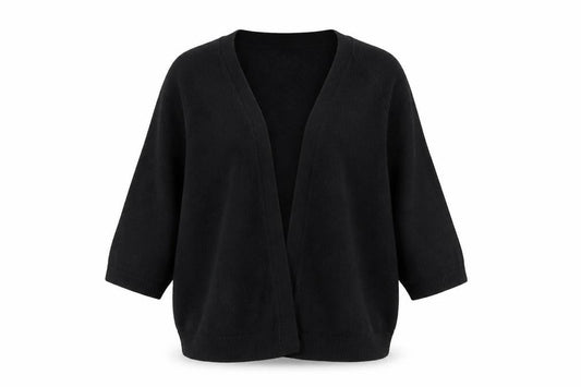 New Look Womens Black  Knit Cardigan Jumper Size 10