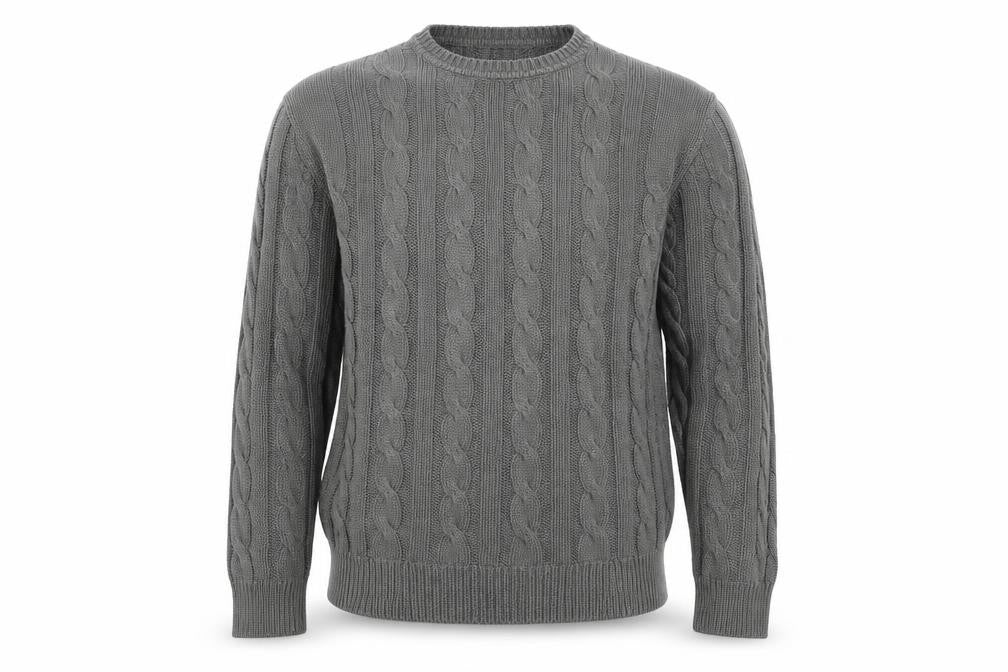 Human Scales Mens Grey  Knit Pullover Jumper Size L