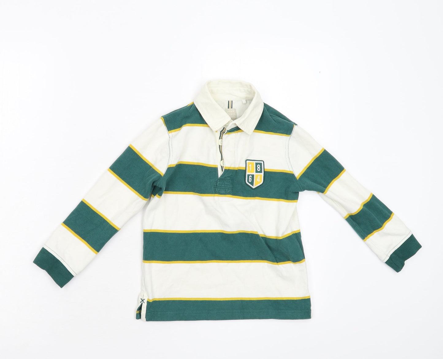 John Lewis Boys Multicoloured Striped  Basic Polo Size 5 Years