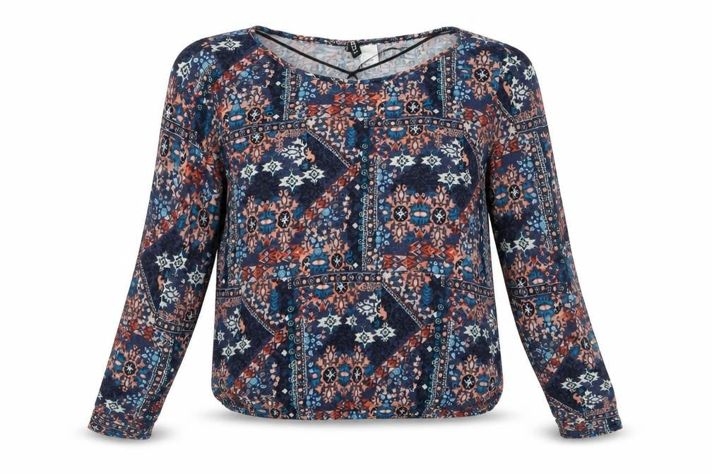 Divided Womens Multicoloured Floral  Basic Blouse Size 6  - Divided Top