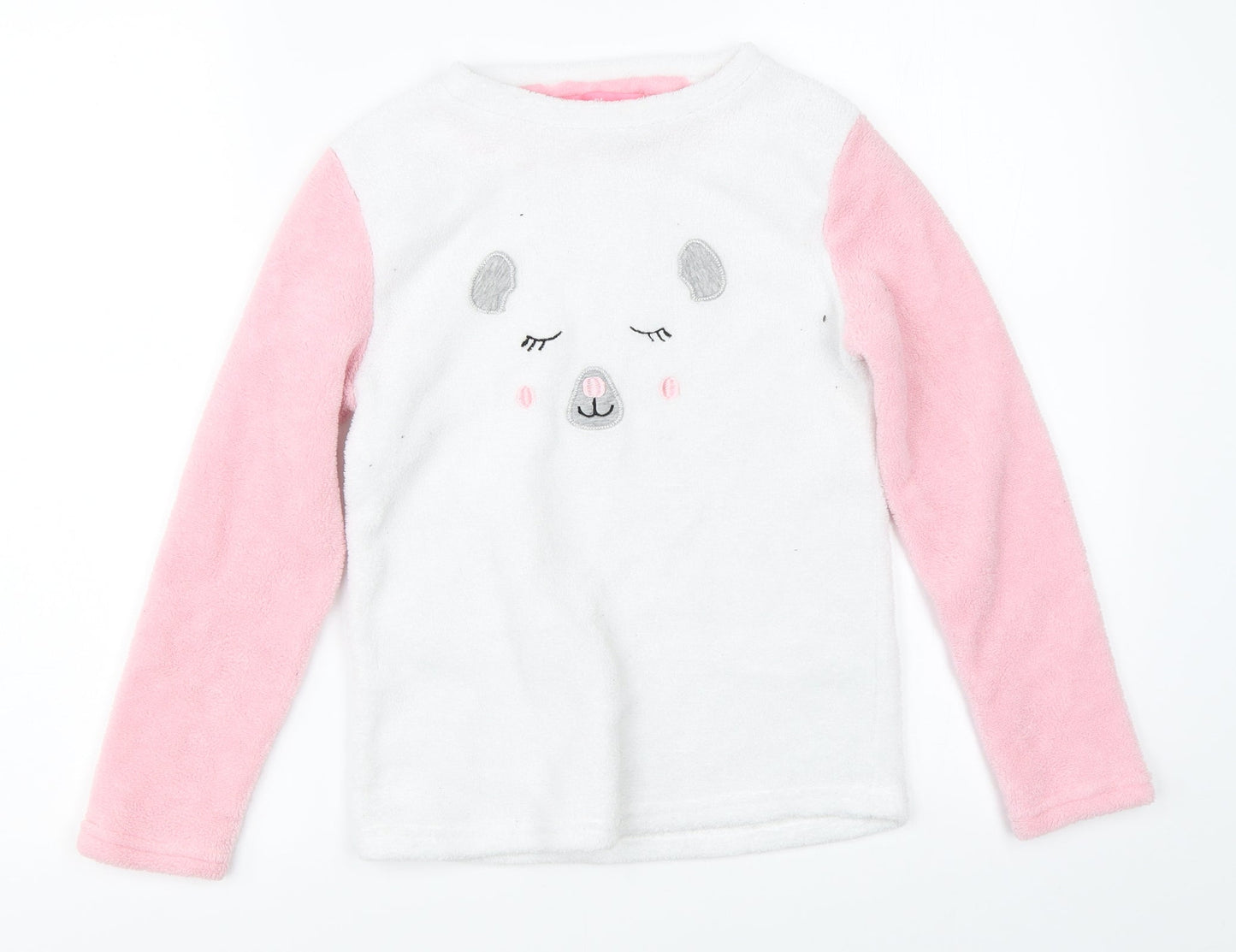 Love Sleep Girls White    Pyjama Pants Size 10-11 Years