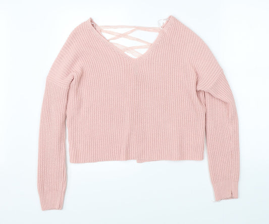 Dorothy Perkins Womens Pink   Pullover Jumper Size 6