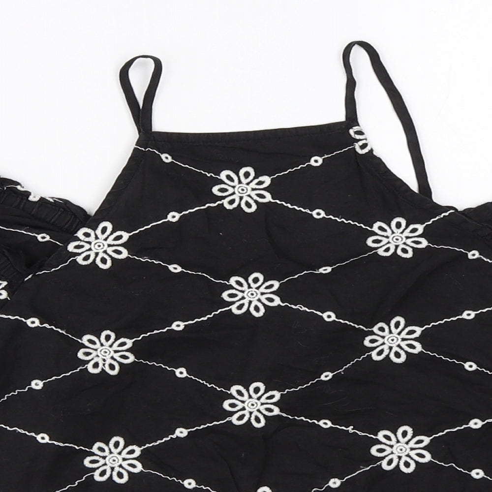 New Look Girls Black   Basic Blouse Size 11 Years