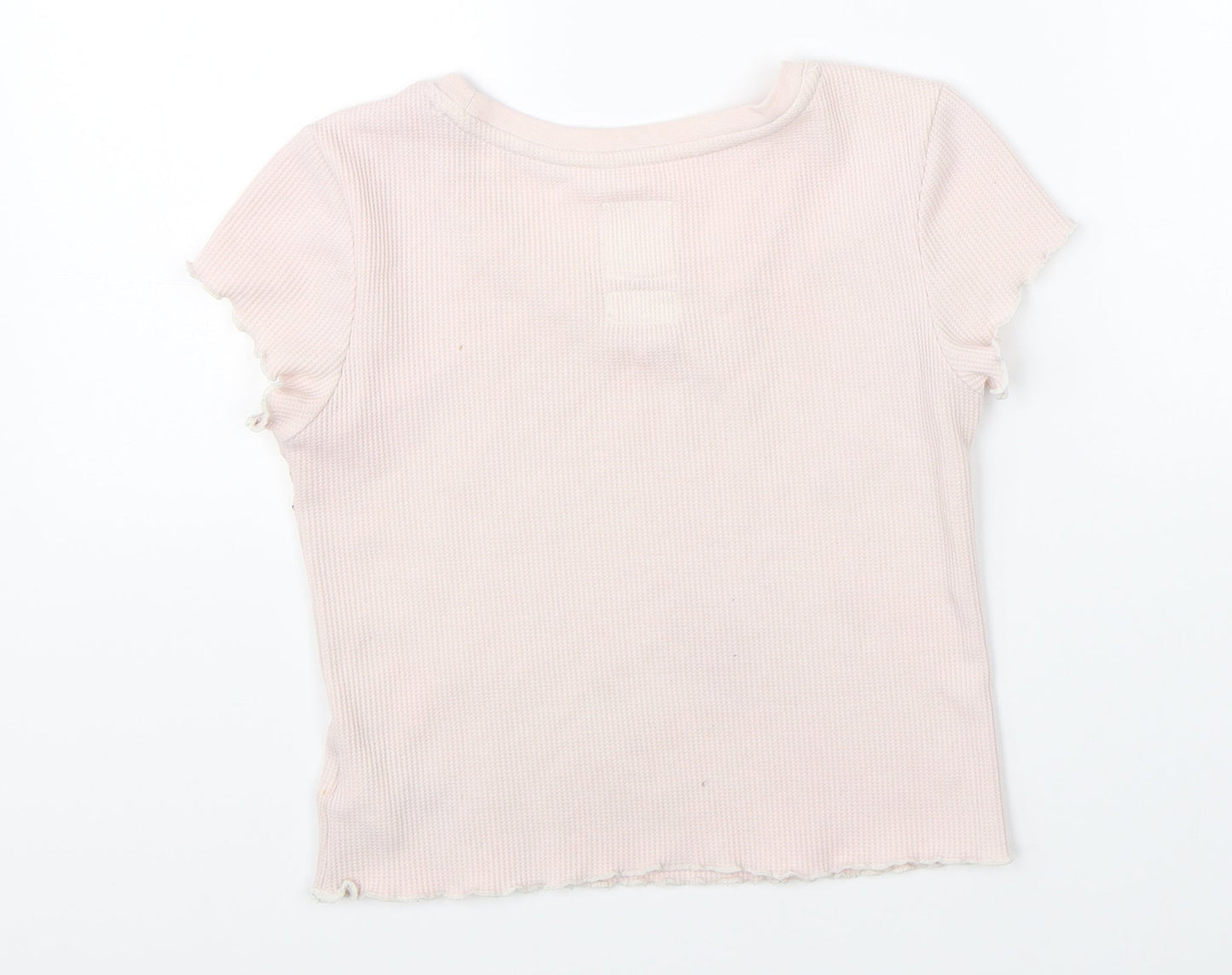 Gap Girls Pink   Cropped T-Shirt Size 10-11 Years