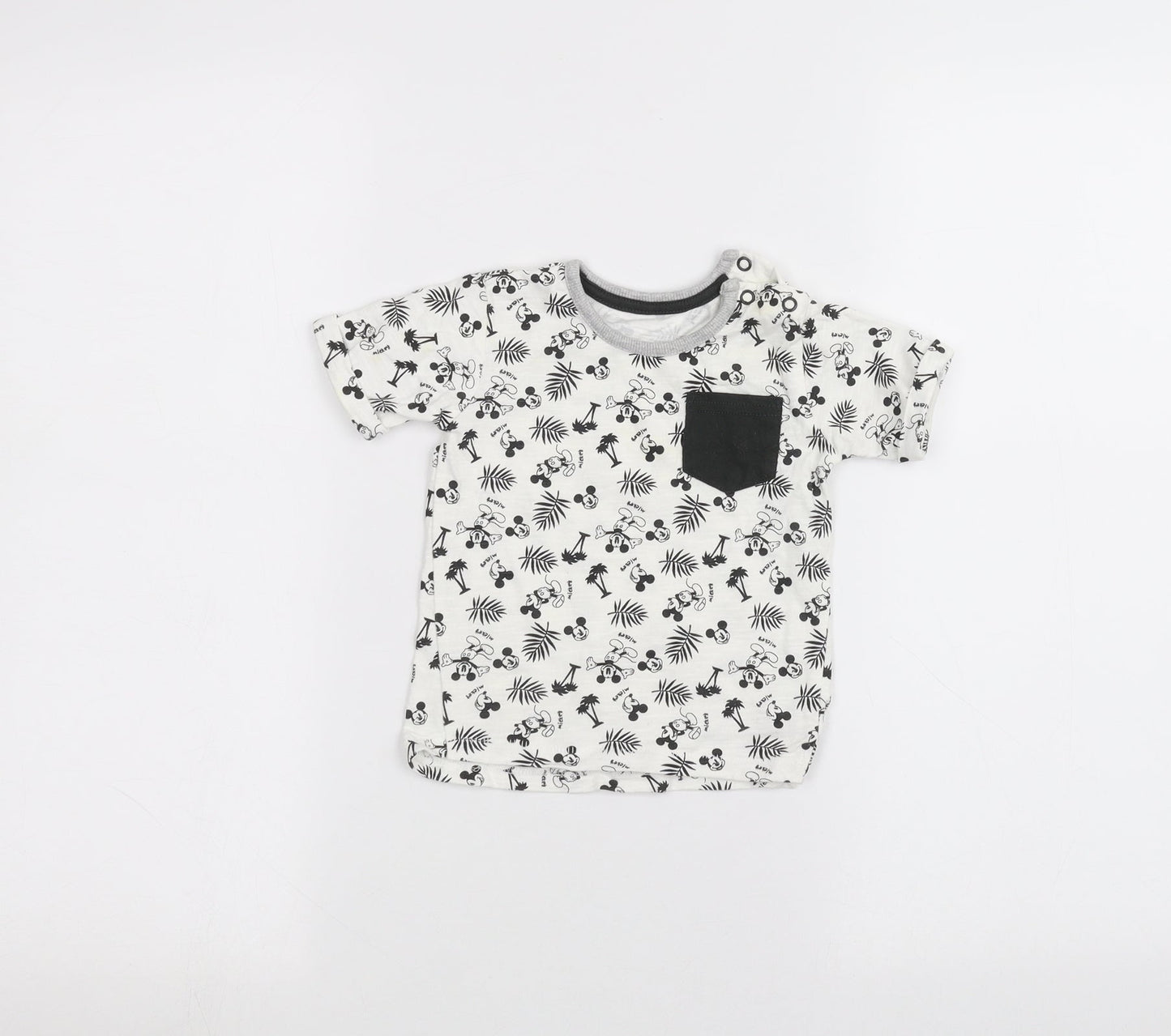 George Baby White   Basic T-Shirt Size 6-9 Months