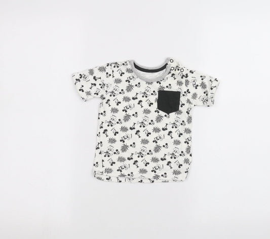 George Baby White   Basic T-Shirt Size 6-9 Months