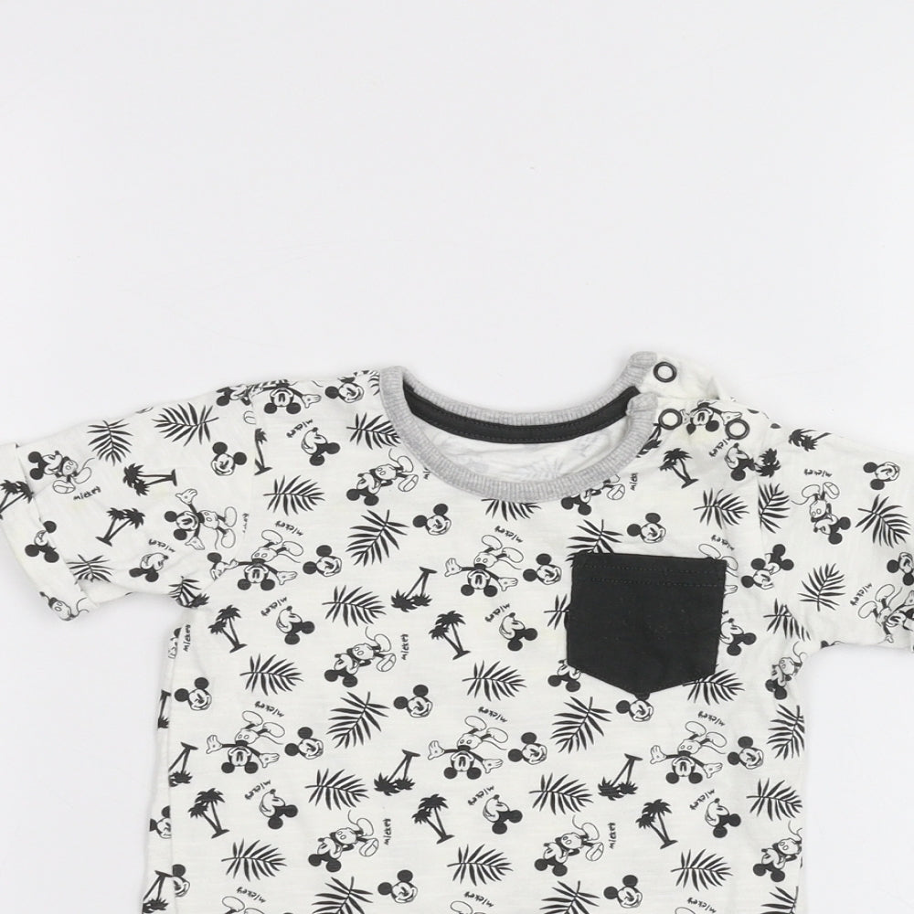 George Baby White   Basic T-Shirt Size 6-9 Months