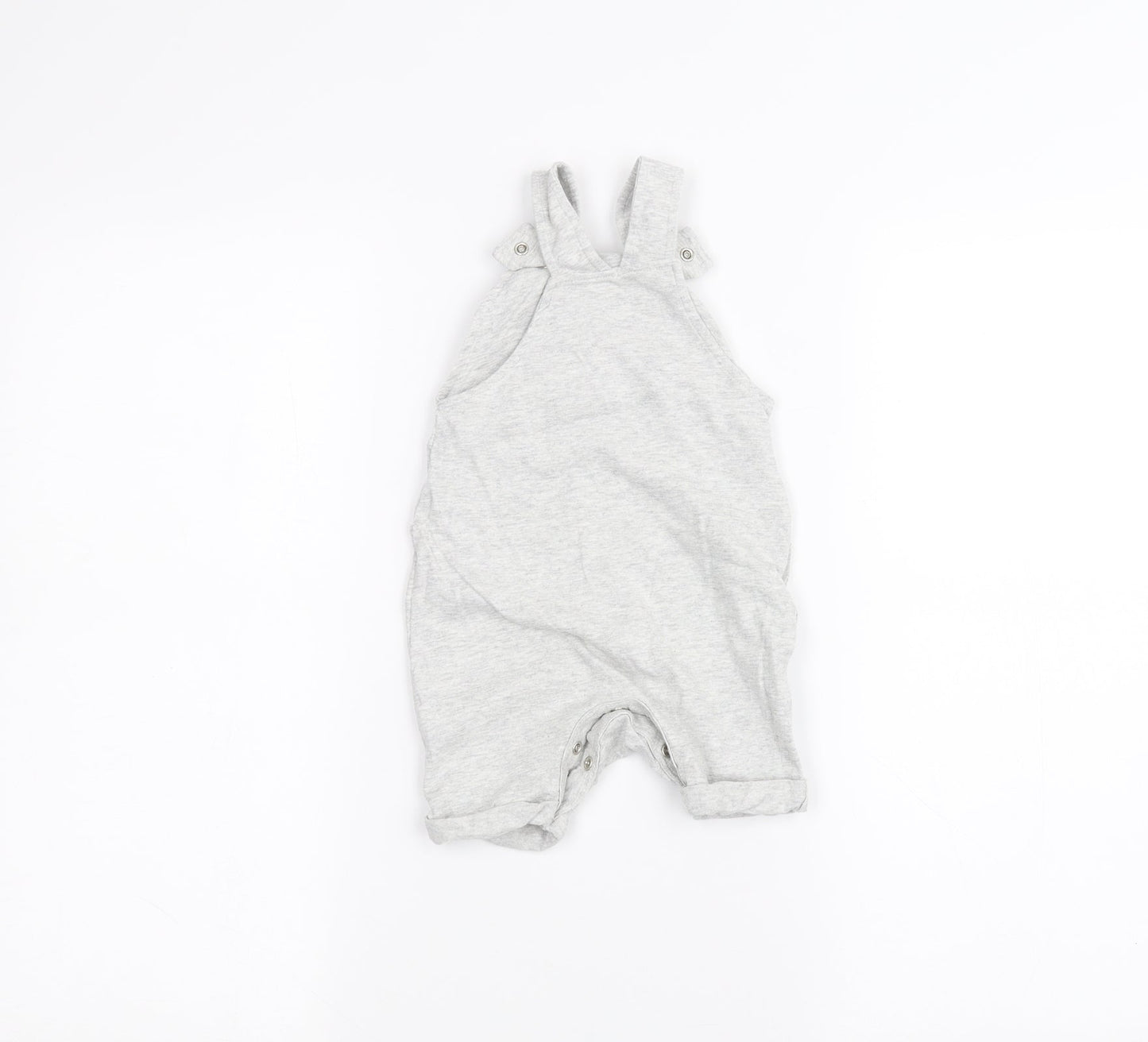 Mothercare Baby Grey   Dungaree One-Piece Size 3-6 Months