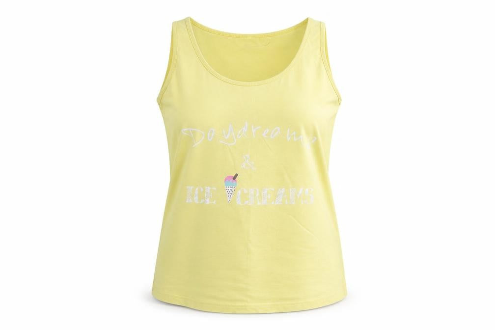 George Womens Yellow   Basic T-Shirt Size 8
