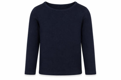 Front view of Next girls’ blue basic t-shirt, size 3, years