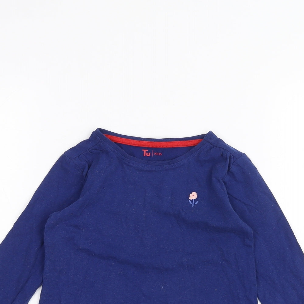 TU Boys Blue   Basic T-Shirt Size 3-4 Years