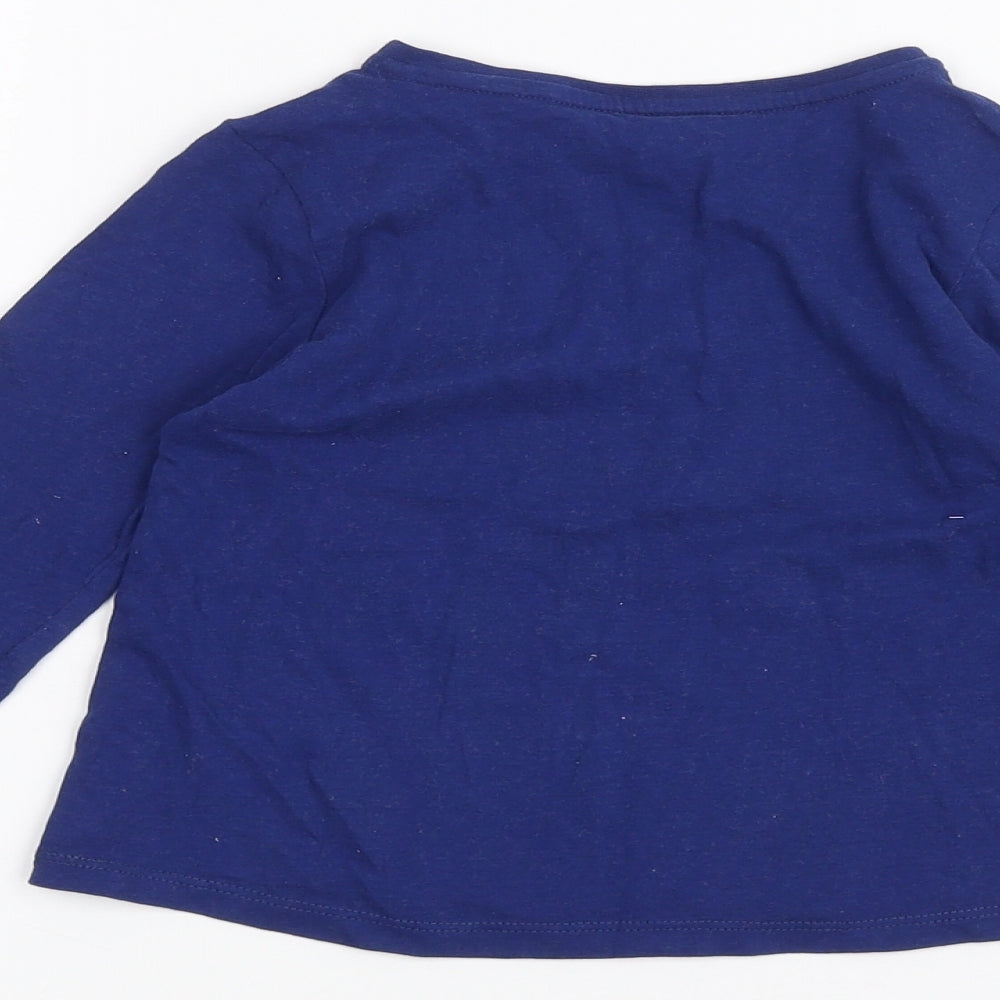 TU Boys Blue   Basic T-Shirt Size 3-4 Years