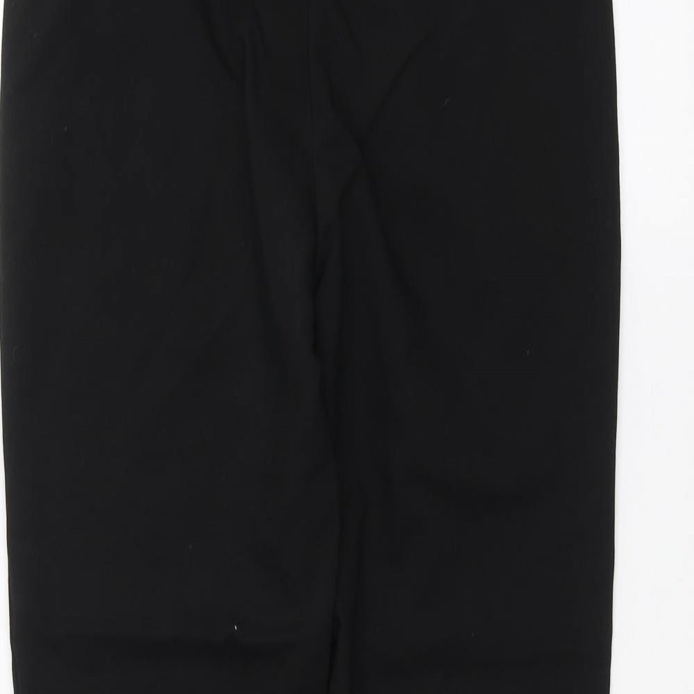 Papaya Womens Black   Trousers  Size 10 L25 in