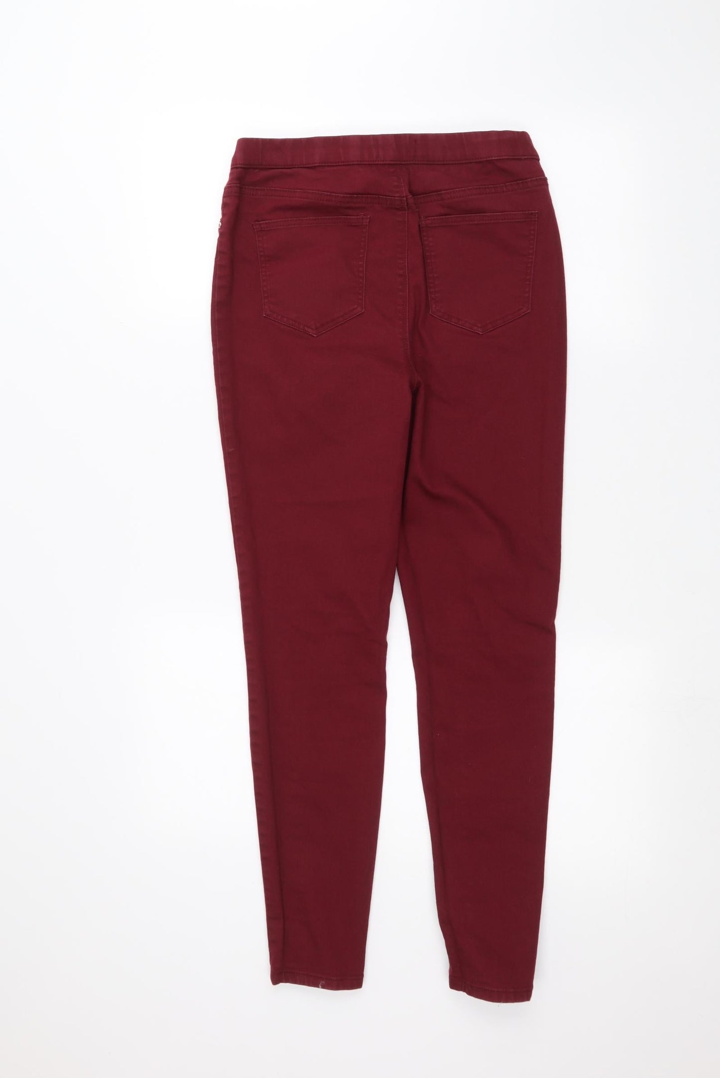 Matalan Womens Red   Skinny Jeans Size 12 L25 in