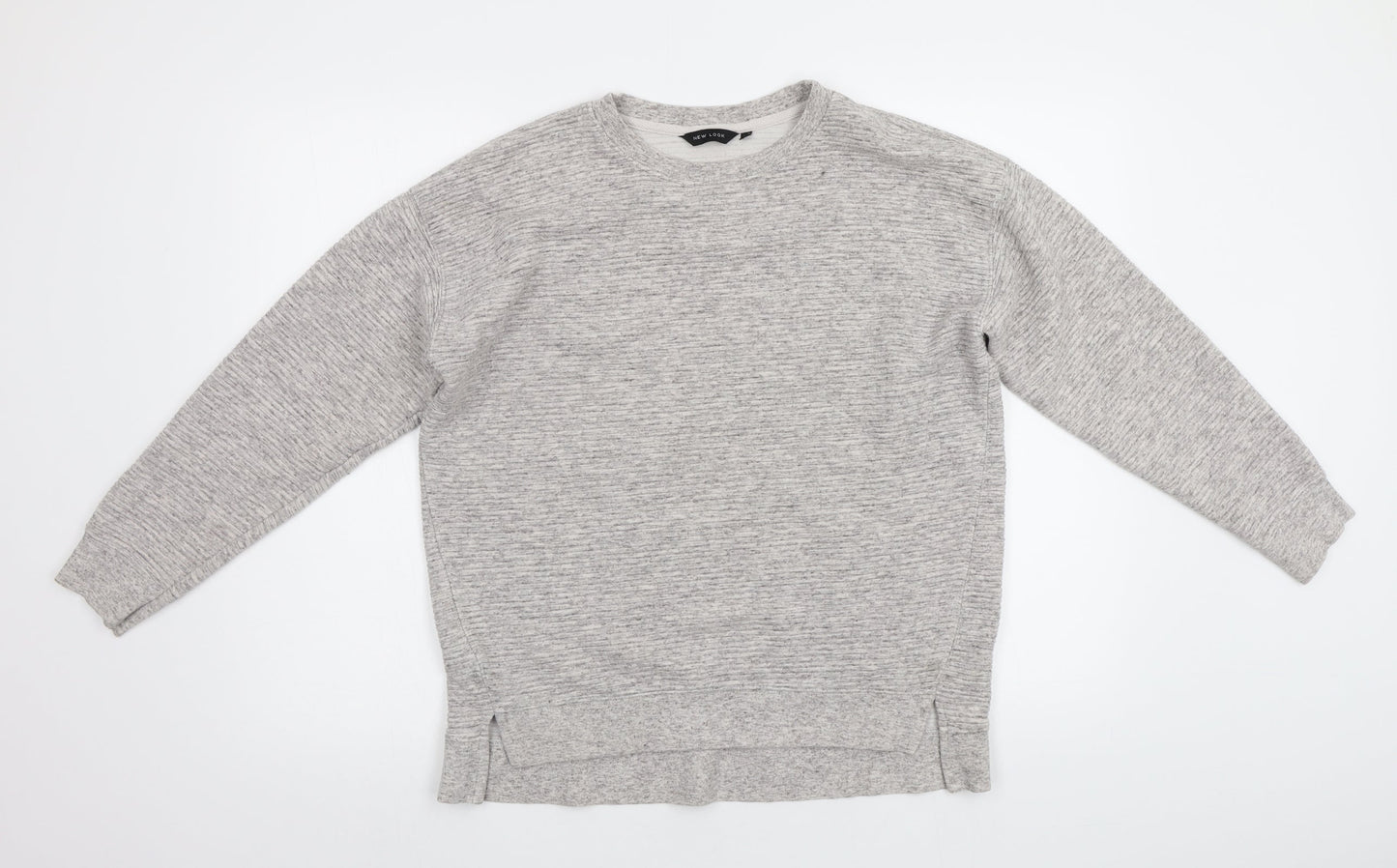 New Look Womens Grey   Pullover Sweatshirt Size 10