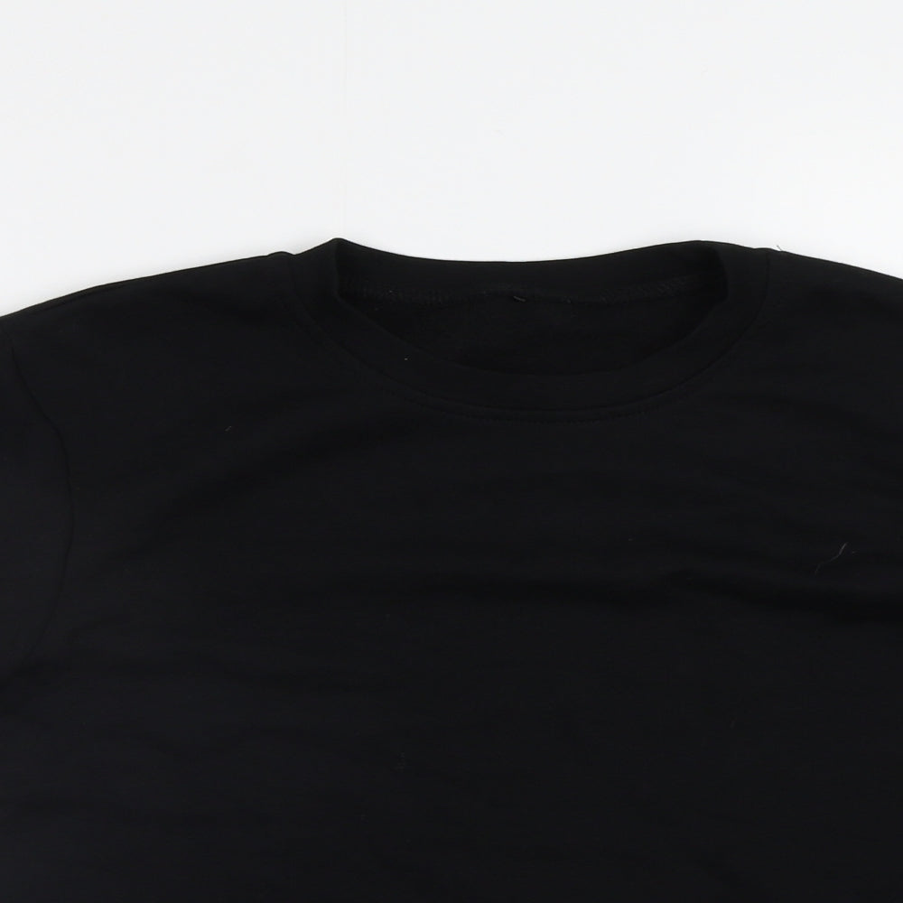 George Boys Black   Pullover Sweatshirt Size 9-10 Years