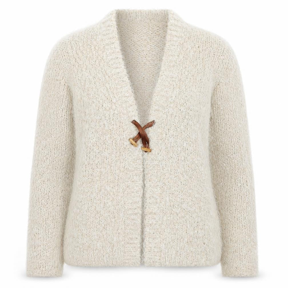 David Emanuel Womens Beige   Cardigan Jumper Size S