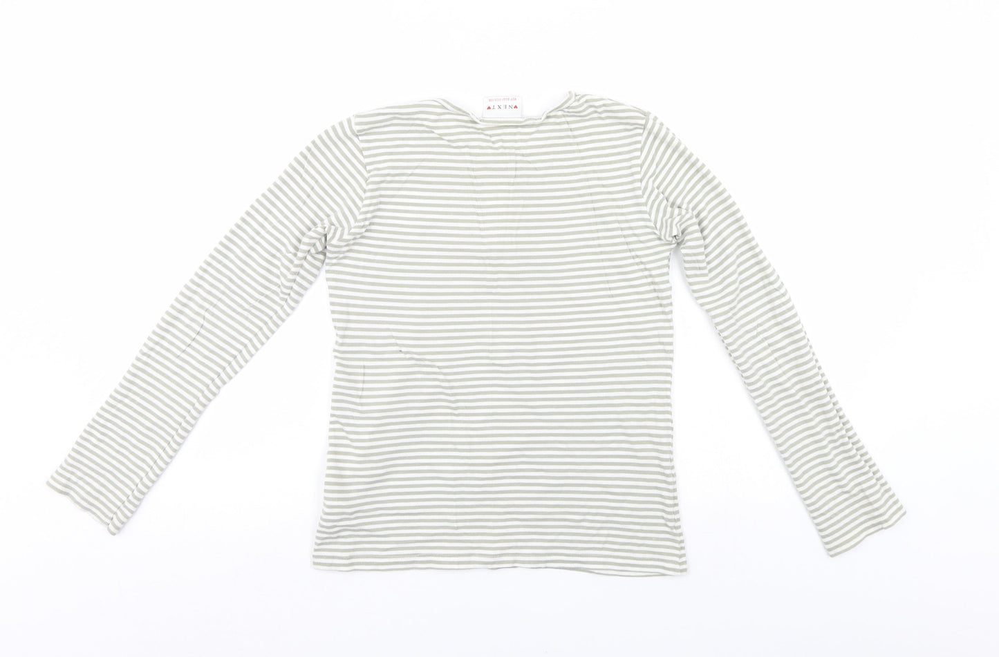 NEXT Girls Green Striped  Pullover Jumper Size 11 Years