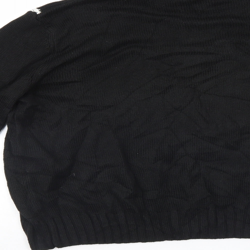 Divided Womens Black   Pullover Jumper Size M