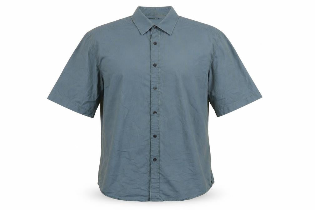 designed for t  Mens Green    Button-Up Size L