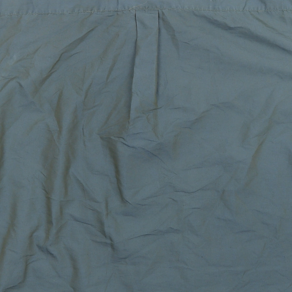 designed for t  Mens Green    Button-Up Size L