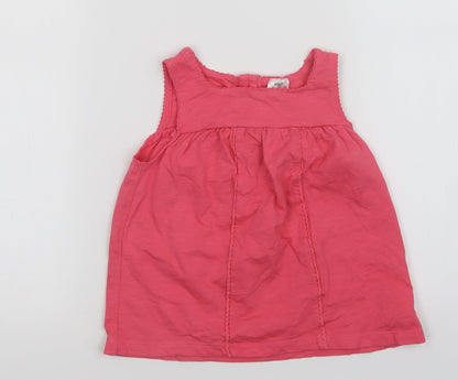 Additional front view of F&F girls’ pink a-line, size 12-18, months