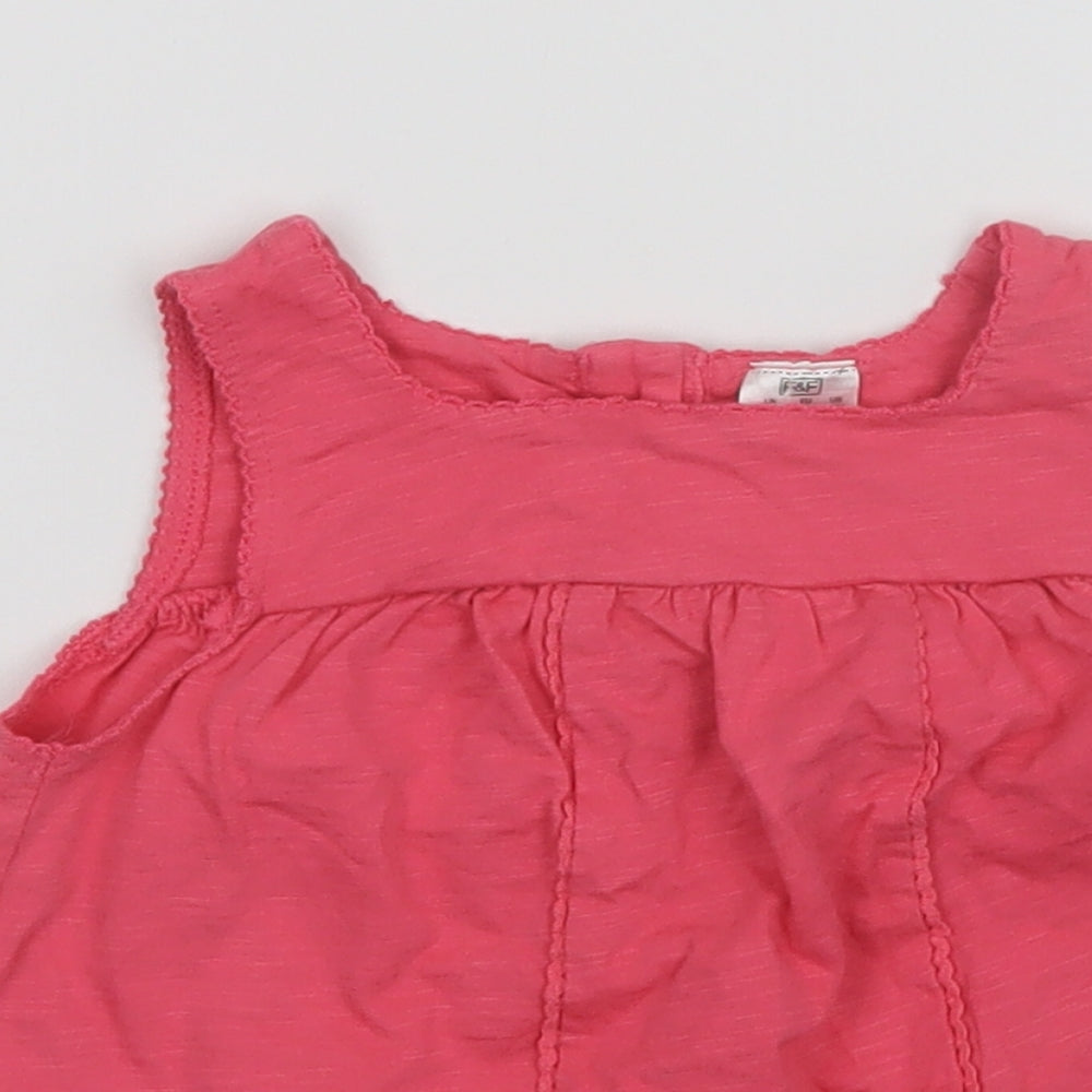F&F Girls Pink   A-Line  Size 12-18 Months