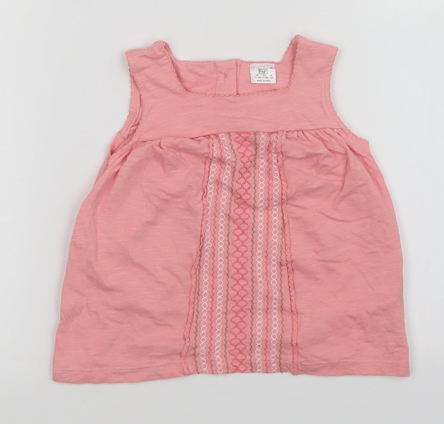 F&F Girls Pink   A-Line  Size 12-18 Months