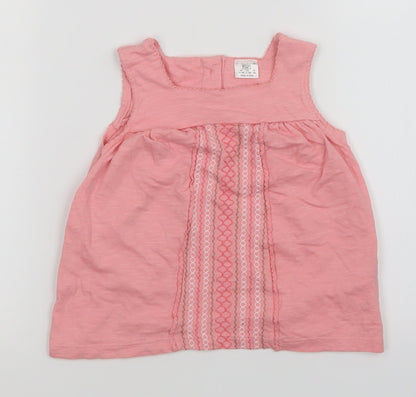 Additional front view of F&F girls’ pink a-line, size 12-18, months