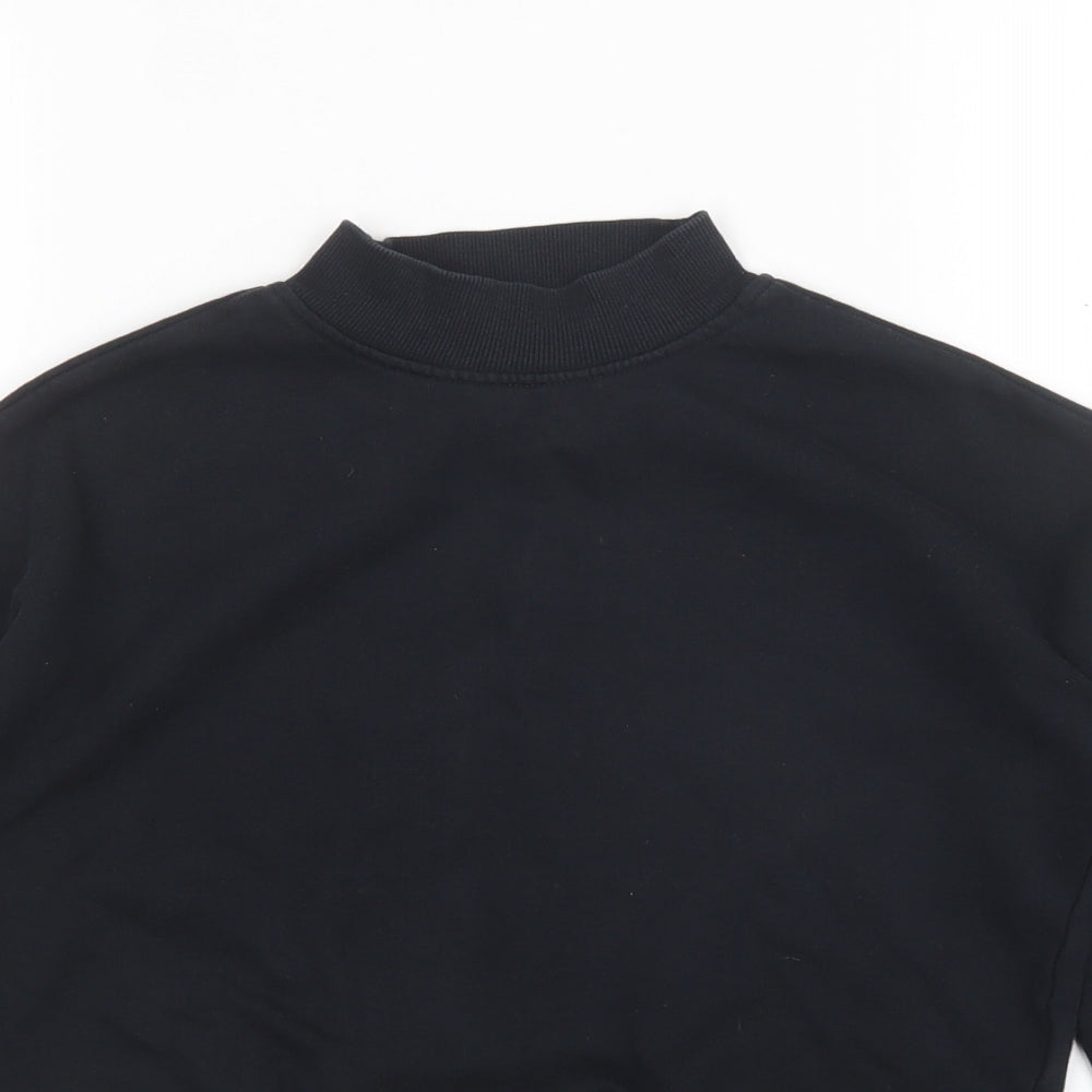 H&M Girls Black   Pullover Jumper Size 10-11 Years