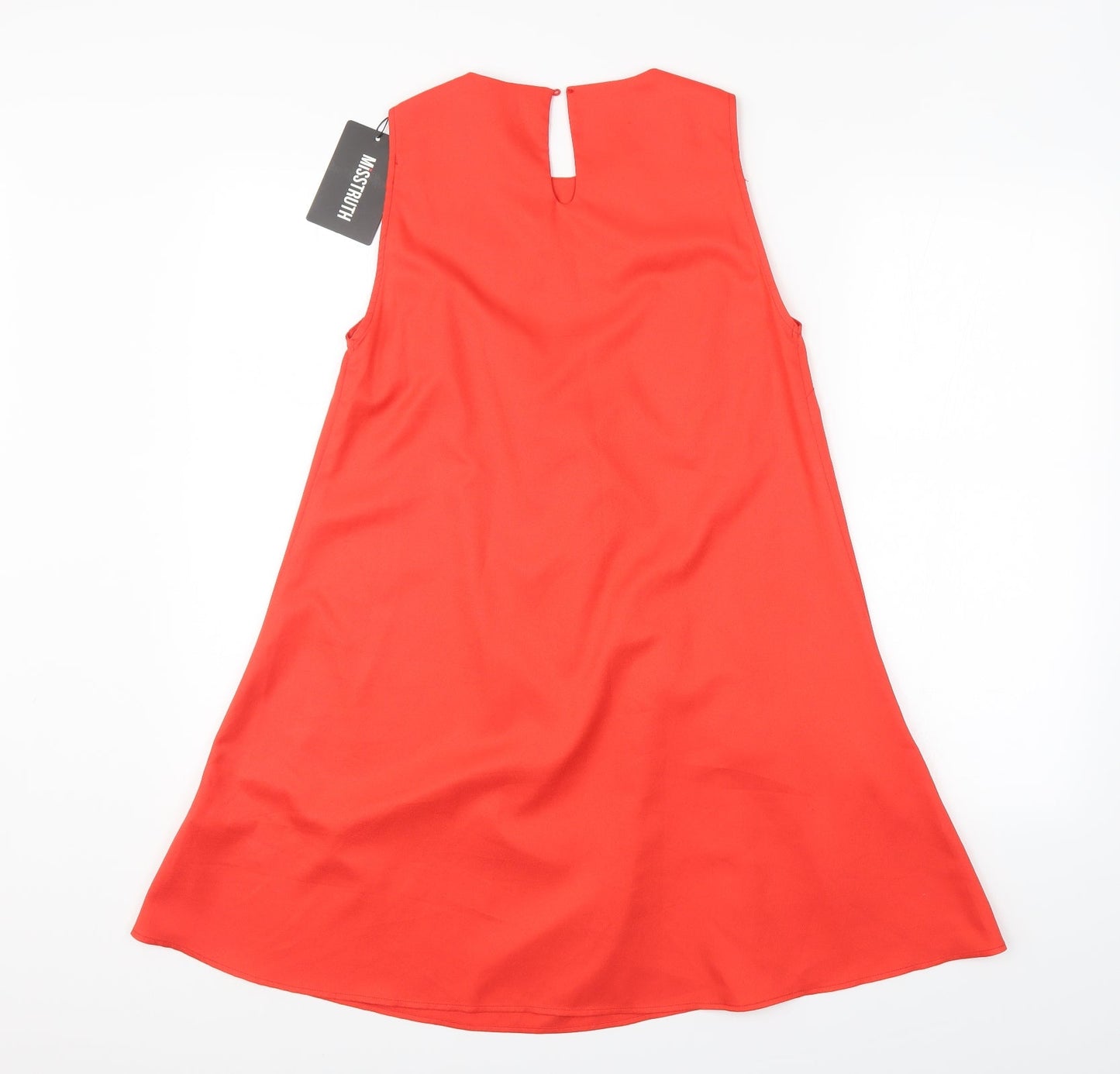 Misstruth Womens Red Batik  A-Line  Size 8